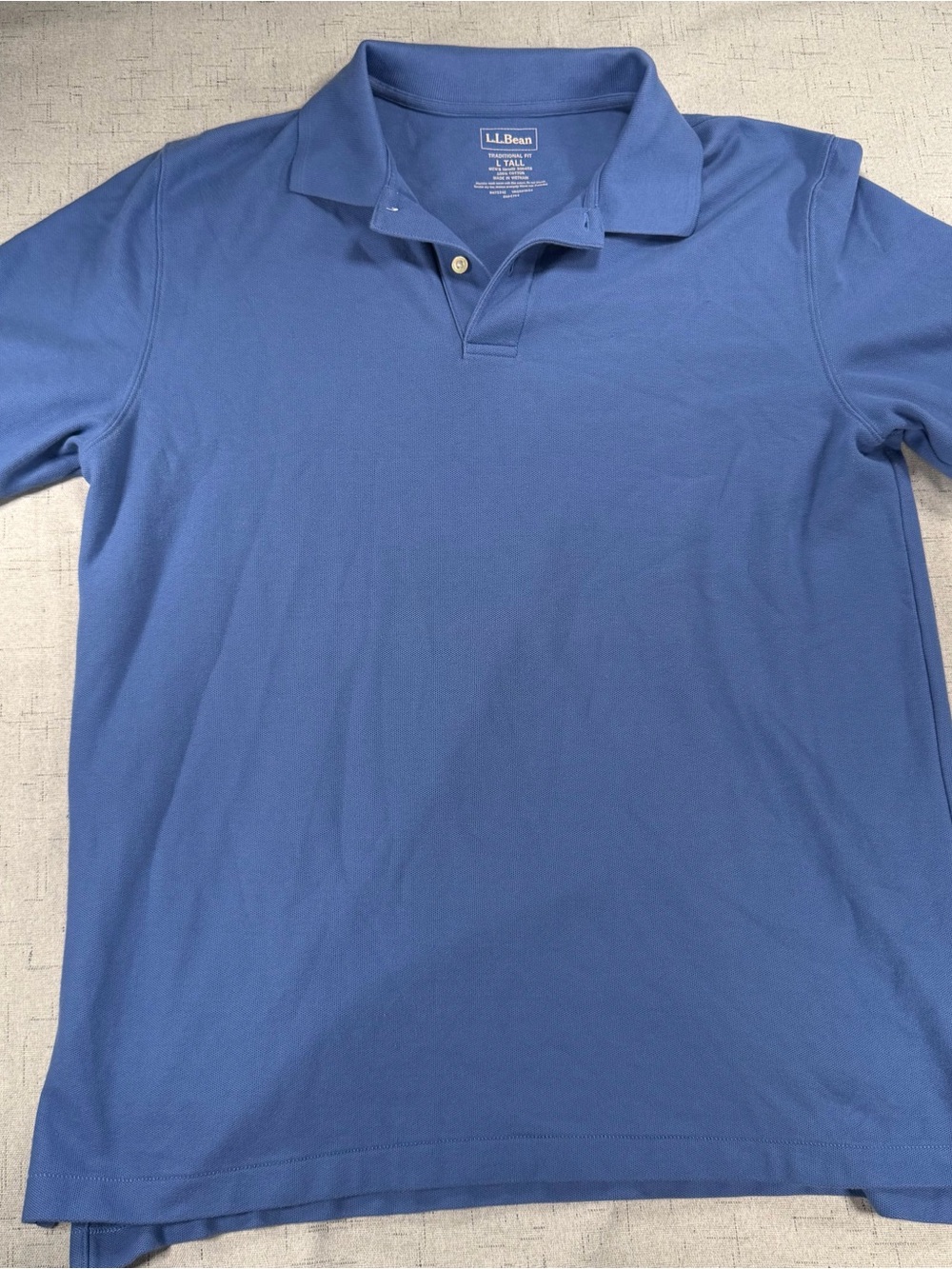 L.L. Bean Men’s Sky Blue Polo Shirt